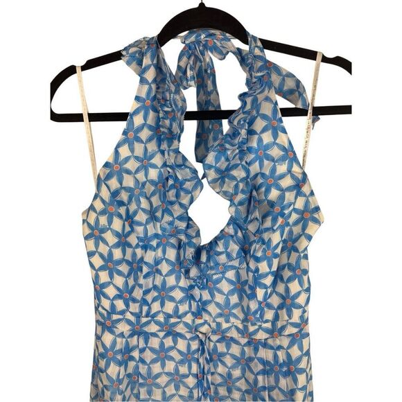 Lilly Pulitzer Dexter Dress- Coastal Blue Starfruit Pattern- size 10 - Picture 7 of 10
